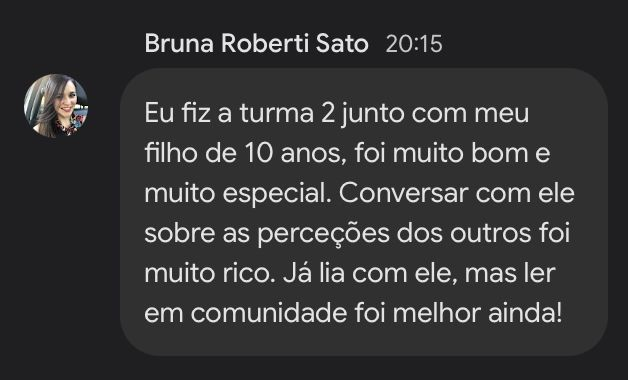 Depoimento de Bruna Roberti Sato
